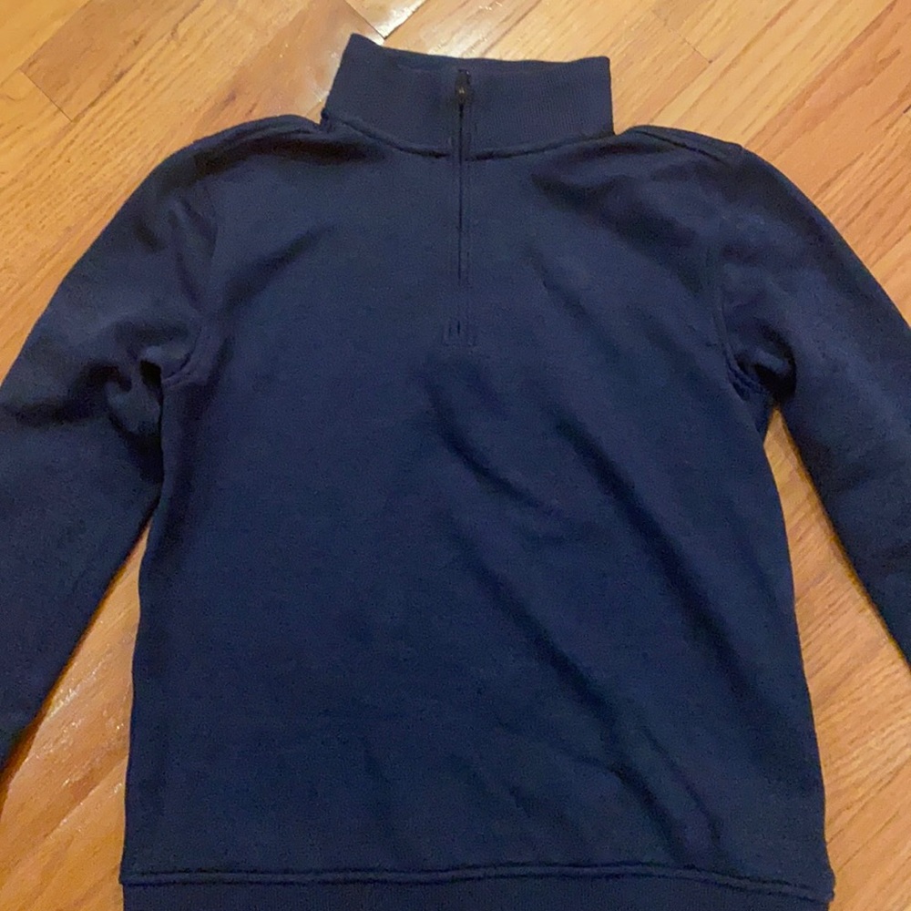Underarmour 3/4 quarter navy zip up.